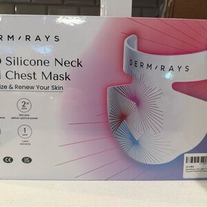 White Silicone Neck and Chest Mask